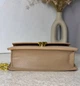Жіноча шкіряна сумка-гаманець LOUIS VUITTON Rosy Wallet On Chain Empreinte бежева - зображення 7