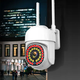 IP камера видеонаблюдения UKC V5 (iCam 365 APP) Wi-Fi 2MP уличная поворотная с ночным видением White (3_08089) - изображение 5