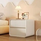 Приліжкова тумба RIAS P328 з двома ящиками 50x40x47 см White (3_08157) - зображення 6