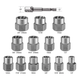 Набор для удаления поврежденных болтов и гаек RIAS Nut & Bolt Extractor 14 предметов (3_08094) - изображение 3