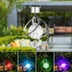 Подвесной светильник RIAS Solar Windchime Light 10497 RGB на солнечной батарее Silver (3_08115) - изображение 8