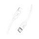 Кабель HOCO X87 Magic silicone PD charging data cable for iP White - зображення 1