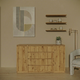 Комод на 4 ящика с боковыми открытыми секциями, Дуб крафт золотой, 180,2х40х100,4см - изображение 1