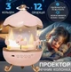 Музыкальный ночник-проектор с Bluetooth и пультом Карусель зайчиков WH-E11-02 Детский музыкальный ночник - изображение 1