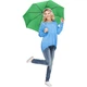 Зонт мини автоматический FARE®, Ø97 см, светло-зеленый (FR.5460 light green) - изображение 7