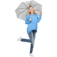 Зонт мини автоматический FARE®, Ø97 см, светло-серый (FR.5460 light grey) - изображение 7