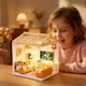 Конструктор румбокс с подсветкой Mini House вітальня DIY ляльковий будиночок нічник - зображення 9