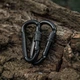 Карабін 10 см чорний M-Tac 60115002 - изображение 9