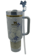 Термос термокружка Stanley Quencher H2.0 Tumbler из нержавеющей стали Everblooming Rosettes 1,18 л KT6007855 - изображение 3