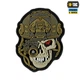 Нашивка M-Tac Worn to the bone Black/Coyote PVC 51565205 - зображення 1