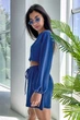 Жіночий літній костюм з котону вільного крою блуза та шорти Seventeen L-XL Синій (2000000166780) - изображение 3
