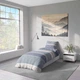 Комплект постельного белья Daisy Полуторный 145х215 см Coastal Lines Dark Поплин (4820298414534) - изображение 2