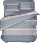 Комплект постельного белья Daisy Евро 200х215 см Coastal Lines Dark Поплин (4820298414756) - изображение 5