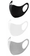 Маска Fasion Mask (біла+біла+чорна) багаторазова захисна для дорослих. 3 шт/уп., (G2-01040.mix) - зображення 1