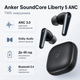Бездротові навушники Anker SoundCore Liberty 5 ANC Bluetooth 5.4 IP55 Blue (A3957G31) - зображення 2