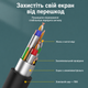 Кабель Vention VGA 15M-15M 25 м з феритами для передачі відеосигналу Чорний (DAEBS) - зображення 6
