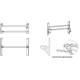 Кронштейн настенный для аккумуляторов APX Growatt APX Battery Wall Bracket White - изображение 2