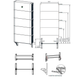 Кронштейн настенный для аккумуляторов APX Growatt APX Battery Wall Bracket White - изображение 4