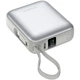 Повербанк Choetech 10000mAh 35W PD3.0 USB-C In/Out із вбудованим кабелем та LED дисплеєм (B832-GY) - зображення 2