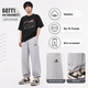Спортивные штаны джогеры XIN.QD baggy для мальчика с манжетами 10-15 лет,Серый, 152 - изображение 5
