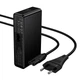 Адаптер сетевой HOCO C151A USB, 6Type-C, QC, черный - изображение 2