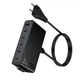 Адаптер сетевой HOCO C151A USB, 6Type-C, QC, черный - изображение 5