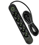 Подовжувач мережевий UA Power F05U, 3USB, 5 розеток, 2 м, чорний - зображення 1