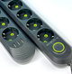 Подовжувач мережевий UA Power F05U, 3USB, 5 розеток, 2 м, чорний - зображення 2