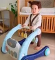 Детские ходунки 6 в 1 с мягким ковриком Baby Steps J905 Игровой музыкальный Bluetooth центр с бизибордом и пианино с подсветкой - изображение 2