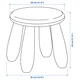 Табуретка детская MAMMUT IKEA желтый - изображение 2