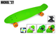 Пенни борд Nickel 27" Green светящиеся колеса - изображение 2