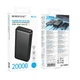 Павербанк Borofone BJ80A Clever PD 20000mAh 22 5W 3A с двумя портами USB Type C быстрой зарядкой PD QC и LED индикатором черный - изображение 6