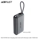 УМБ ACEFAST PD fast charging power bank with telescopic cable M32 10000mAh |1Type-C, PD/QC, 35W/3A| Grey - зображення 3