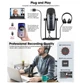 Профессиональный студийный конденсаторный микрофон Jmary MCPW10 USB Black - изображение 11