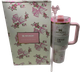 Термос термокружка Stanley Quencher H2.0 Tumbler из нержавеющей стали Pastel Pink Romance 1,18 л KT6007858 - изображение 1
