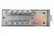 Замок накладной кодовый FZB Sofia 14-41 / DL9 40 мм - изображение 2