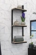 Настінна полиця в стилі лофт EcoLoft DSP-1173 Дуб Сонома - зображення 1