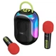 Портативная колонка Hoco DS68 Cool RGB Bluetooth 6.0, 10W, TF, с 2 микрофонами, аккумулятор до 3 часов работы, черная - изображение 1