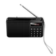 Портативное радио Hoco HI50 Portable Radio Bluetooth 5.3, 5W, AM, FM, USB, TF, аккумулятор до 5 часов работы, черное - изображение 2