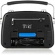 Портативний радіоприймач Real-El X-540 Black-Yellow, FM/AM/SW, Bluetooth, USB/microSD, акумулятор/мережа/батарейки D/LR-20, пластиковий корпус, телескопічна антена, вихід на навушники, 3 Вт - зображення 7
