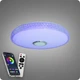 Люстра світлодіодна 517 Dlight RGB з пультом і колонкою 80Вт Білий (02163) - зображення 3