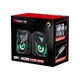 Комп’ютерні колонки Xtrike ME SK-405 Gaming Speaker, RGB, 3 Вт×2, USB, 3.5 мм AUX, чорні - зображення 9