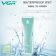 Детская машинка для стрижки VGR V-150 MINT 3 безопасные насадки бесшумная IPX7 - изображение 2