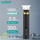 Машинка (триммер) для стрижки волос и бороды VGR V-082 Professional 3 насадки STRONG BATTERY - изображение 7