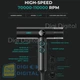 Фен профессиональный VGR V-401 BLACK 40 уровней обдува 70000 - 110000 RPM 40 уровней температуры 60°C - 100°C 3 насадки - изображение 7