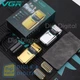 Электробритва VGR V-350 GOLD шейвер двойное лезвие 2 насадки LED Display - изображение 8