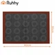 Силиконовый перфорированный коврик для выпечки Ruhhy 30 x 40 см многоразовый, двусторонний, армирован стекловолокном (27189) - изображение 5
