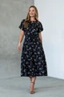 Сукня Ри Мари Дженні СК 0225 42 чорний принт - изображение 6