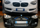 Подвійна решітка радіатора ГРИЛЬ M-стиль BMW 1 F20 F21 2011-2014 дорестайл чорний глянець - зображення 7