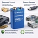 Акумулятор крона Westinghouse Li-ion 9V 5000mWh 555mAh + Type-C кабель - зображення 3